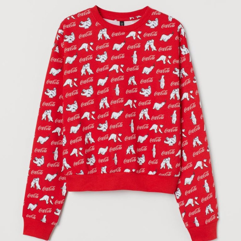 BRAND NEW NEVER WORN COCA COLA SWEATER & LEGGINGS SET